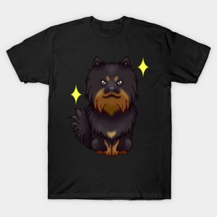 Black pomeranian T-Shirt